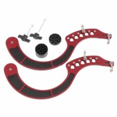 Red CNC 7075 bars – Complete upgrade kit (For titanium frame only)